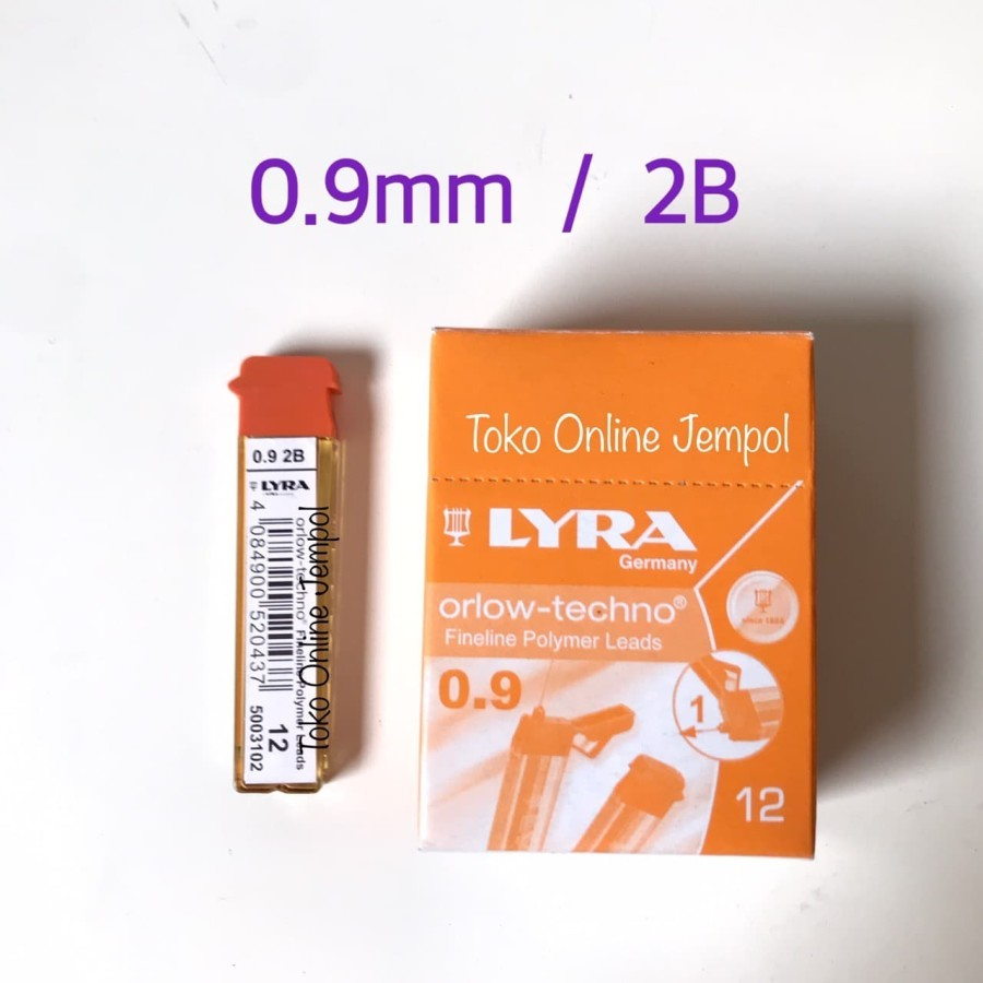 

Isi Pensil Mekanik 0,9 2B - LYRA PILOT - ORIGINAL