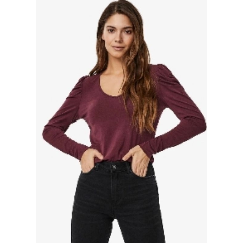 Vero Moda Anne V-Neck Puff Top