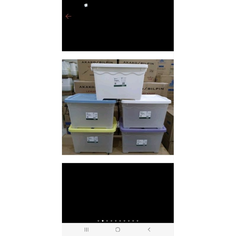 Gessler - Container Box CB 100 liter Transparan Bening 100 Lt