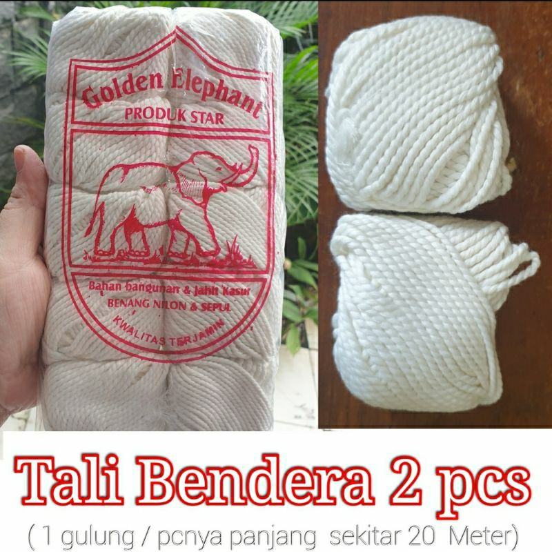

Tali Bendera Cap Gajah 20 Meter