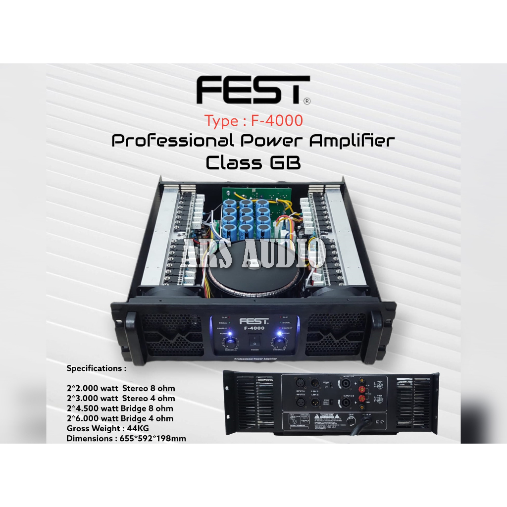 Power Class GB Termurah seindonesia FEST F4000 2000WATT
