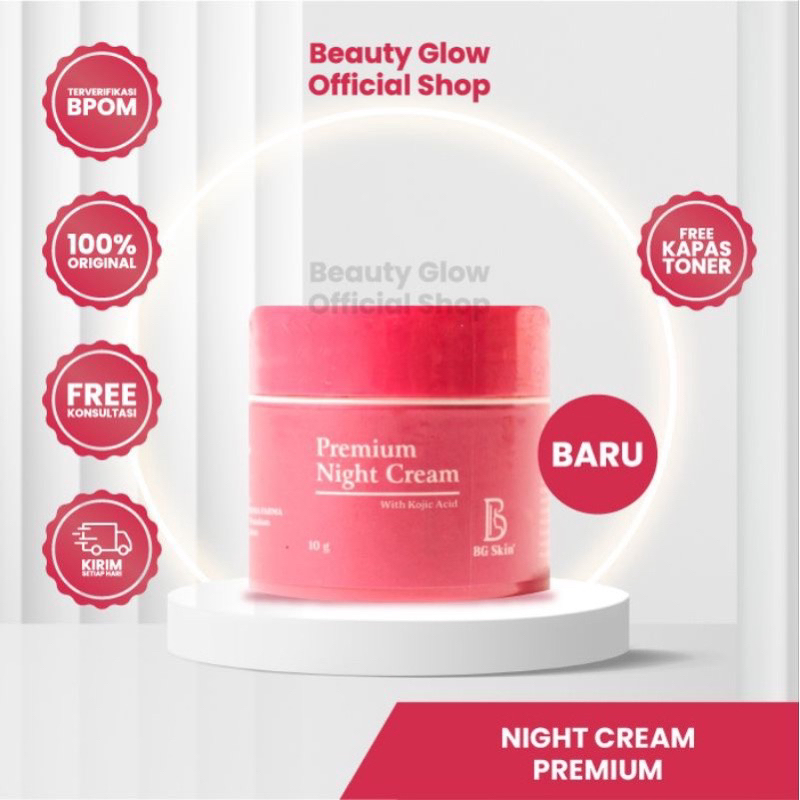 BG SKIN NIGHT CREAM KRIM MALAM BG