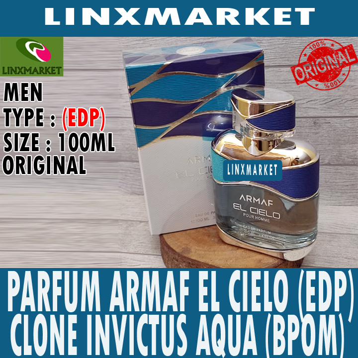ORIGINAL ARMAF EL CIELO POUR HOMME (EDP) 100ML (BOX SEGEL+BPOM)