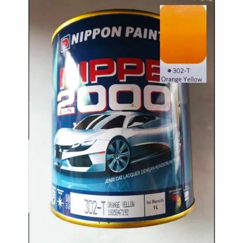 ✨Cat Nippe 2000 Nippon Paint 302-T warna orange yellow