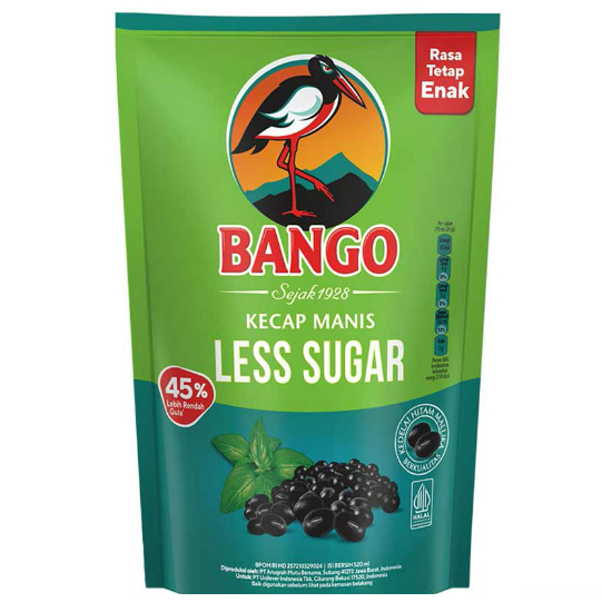 

Bango Kecap Manis Less Sugar 520 Ml