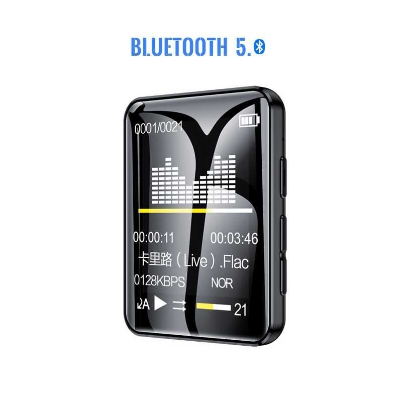Walkman MP3 Audio Player Walkman MP4 Bluetooth 5.0 USB 220 mAh Baterai