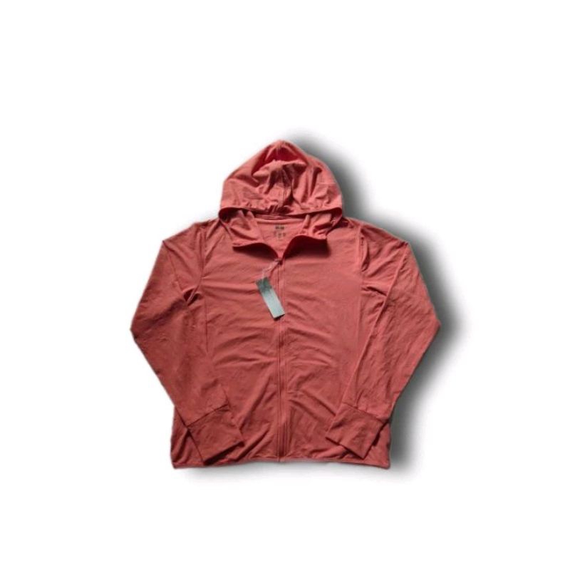 Hoodie Zipper Airism Uniqlo