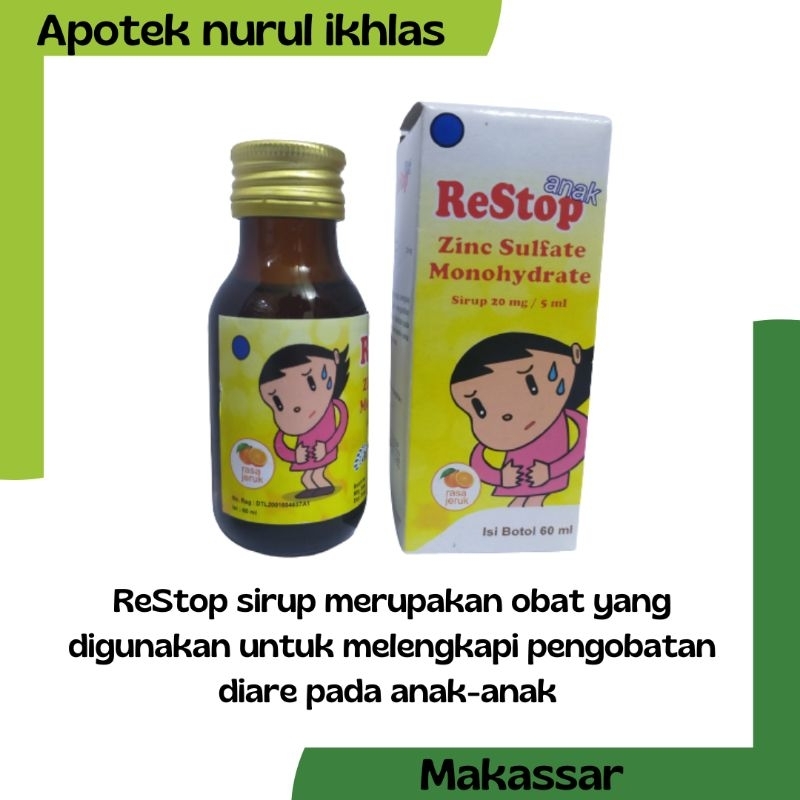 OBAT DIARE BAYI DAN ANAK RESTOP ISI 60 ML