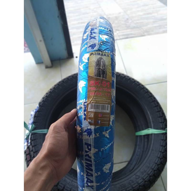 BAN LUAR BAN LUAR PRIMAX SK 01 90/80-17 80-80-17 NON TUBLES PRIMAX