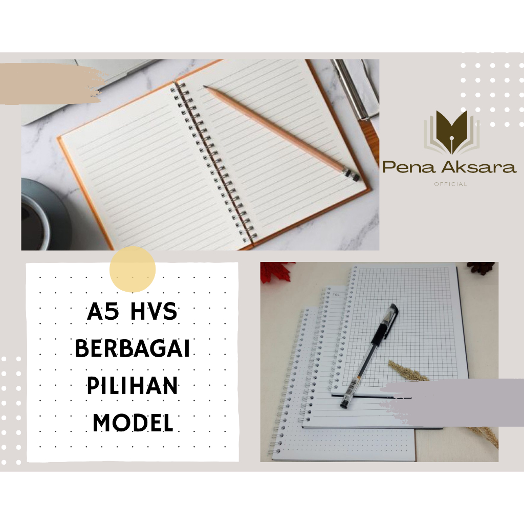 

NOTEBOOK BUKU CATATAN A5 HVS GARIS / KOTAK / TITIK BUKU JURNAL BUKU SEKOLAH BUKU DESAIN MURAH BERKUALITAS