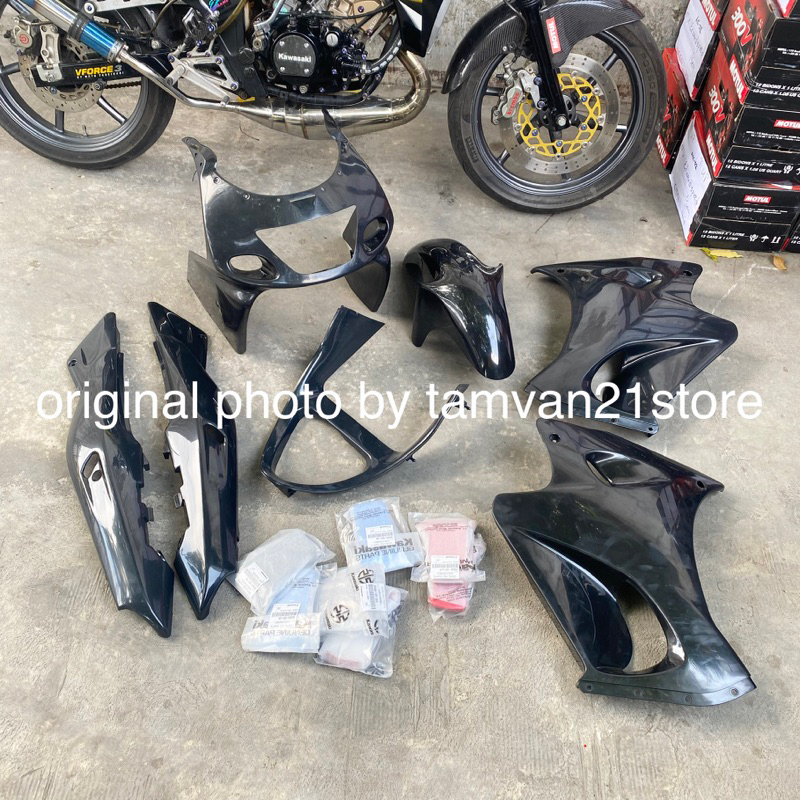 BODY FULL SET NINJA RR OLD ZX BAHAN CAT ATAU BLANK
