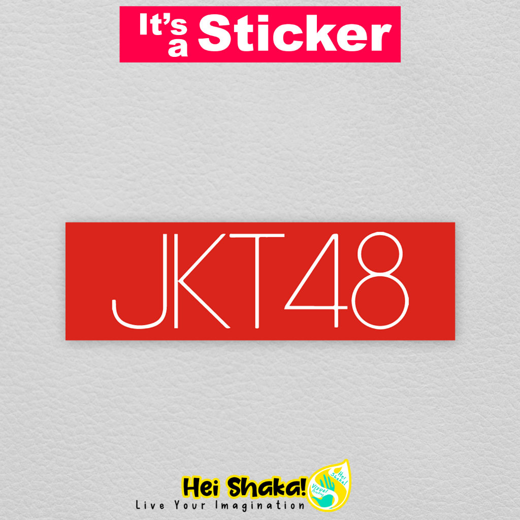 

Stiker JKT48 A;ter Sticker Musik Band Idol Grup Vinyl Anti Air