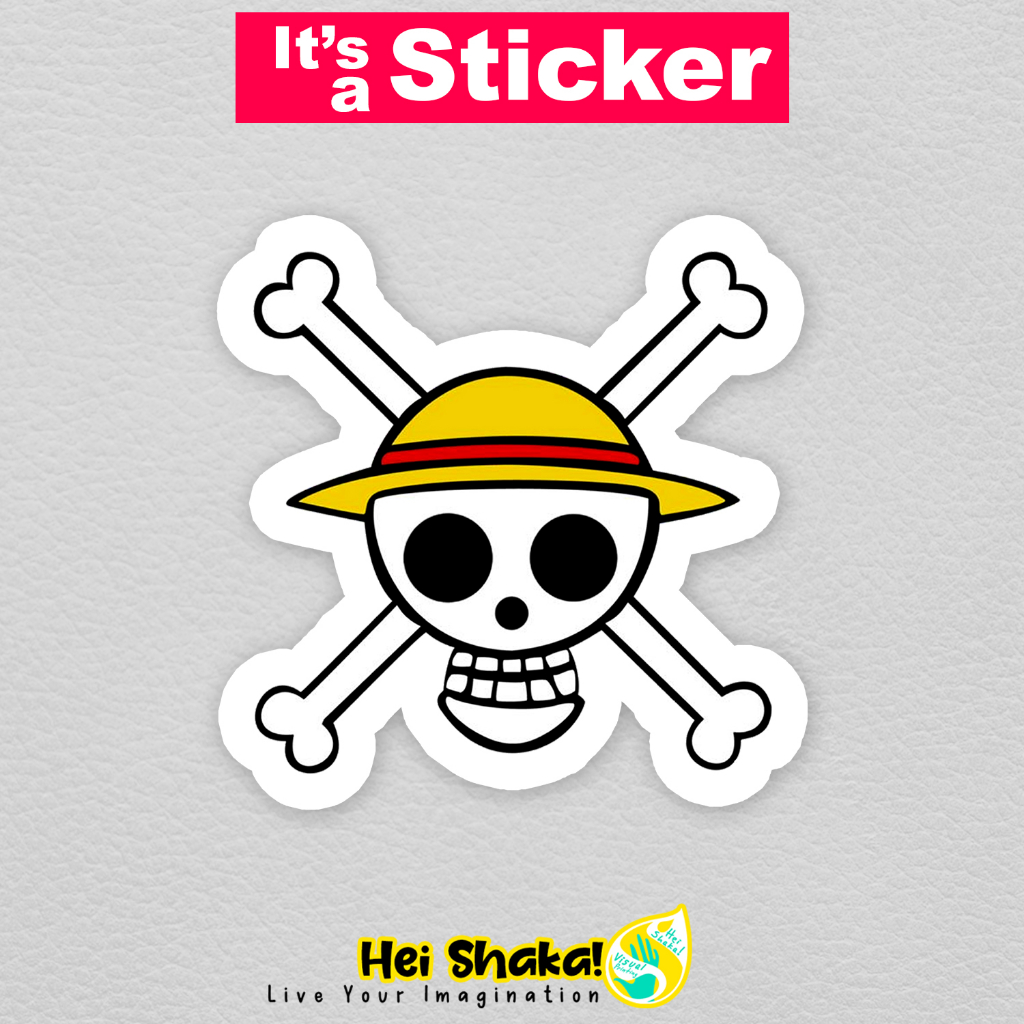 

Stiker ONE PIECE LUFFY JOYBOY FLAG Sticker Anime Manga Vinyl Anti Air