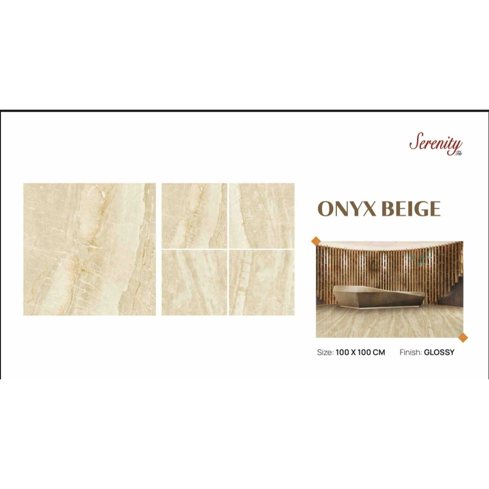 Granit Serenity Onyx Beige Glossy 100x100