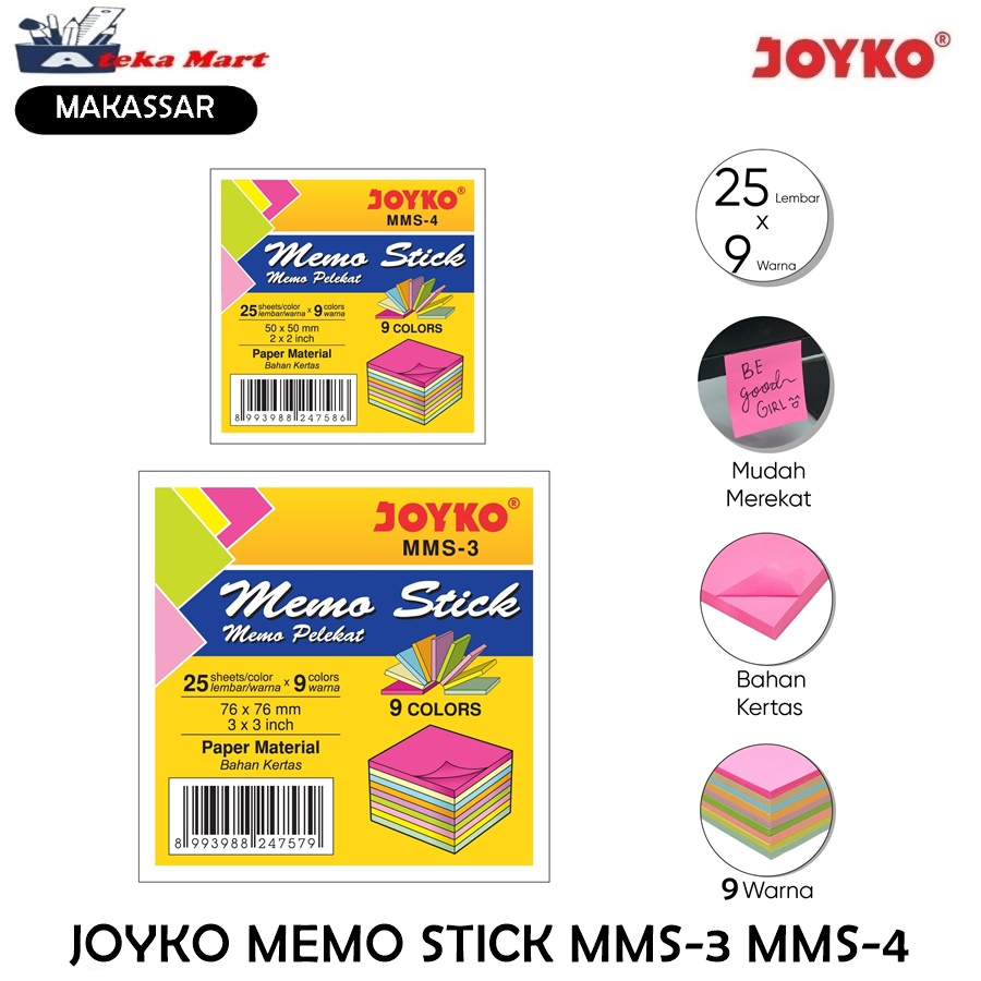 

JOYKO MMS-3 MMS-4 MEMO STICK MEMO TEMPEL