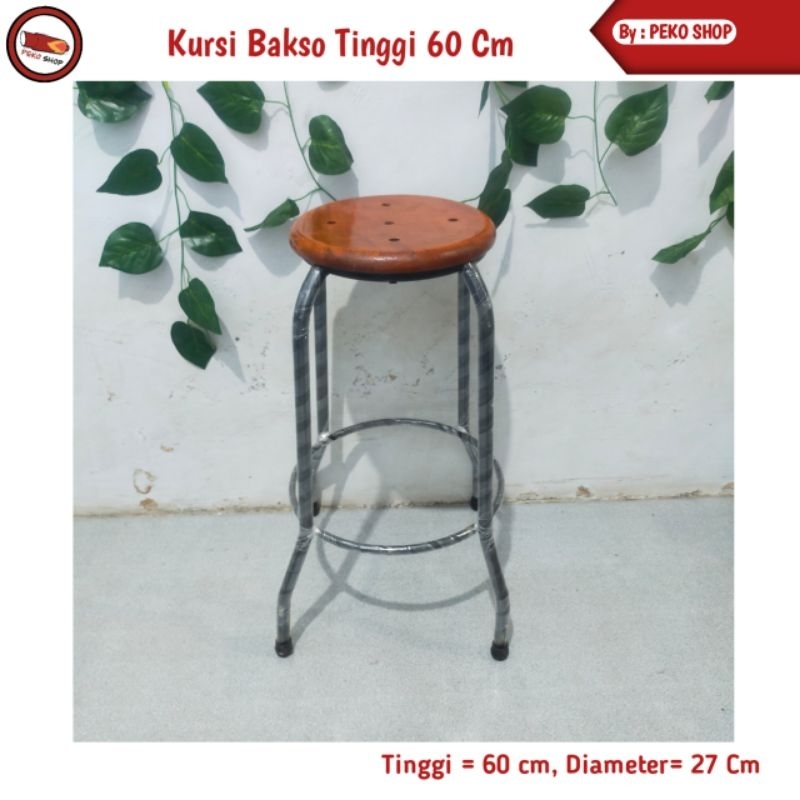 Kursi Bakso | Kursi Cafe Tinggi 60 Cm