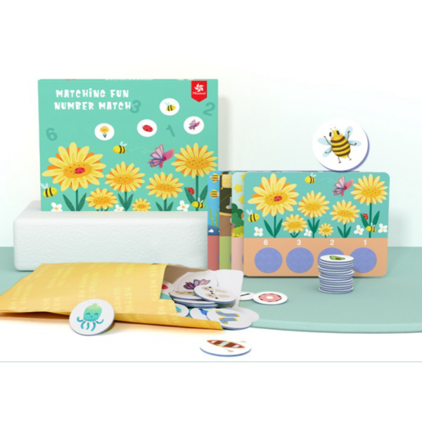 

anak Match Fun Berkualitas Matching edukasi Number Pinwheel Promo mainan