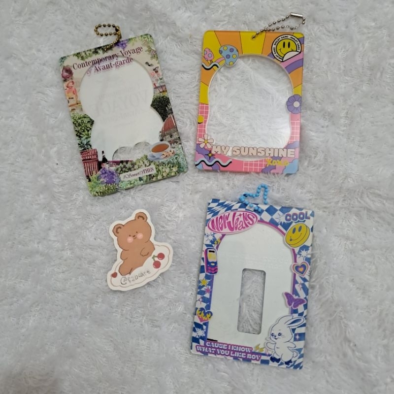 preloved and new cahol photocard holder murah the8 minghao seventeen double sided my sunsine newjean