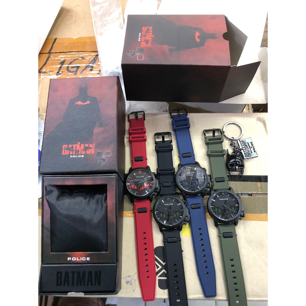 Jam Tangan Sporty Pria / Cowok POLICE BATMAN Series