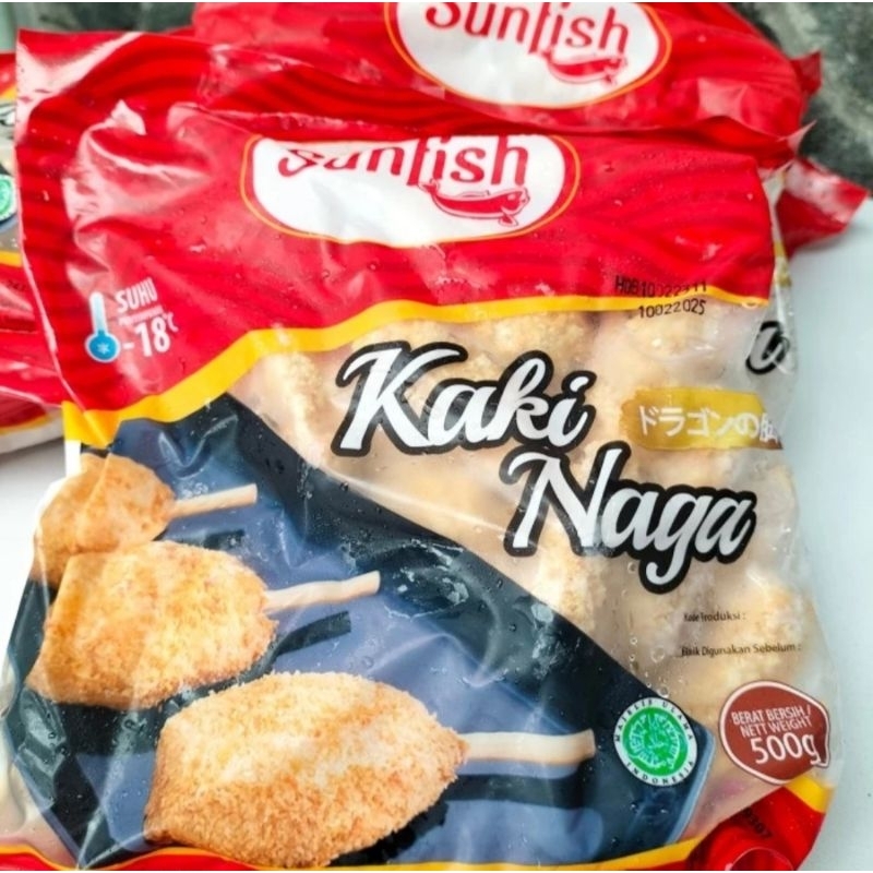 

SunFish daging ikan bentuk kaki naga 500gr Halal Enak