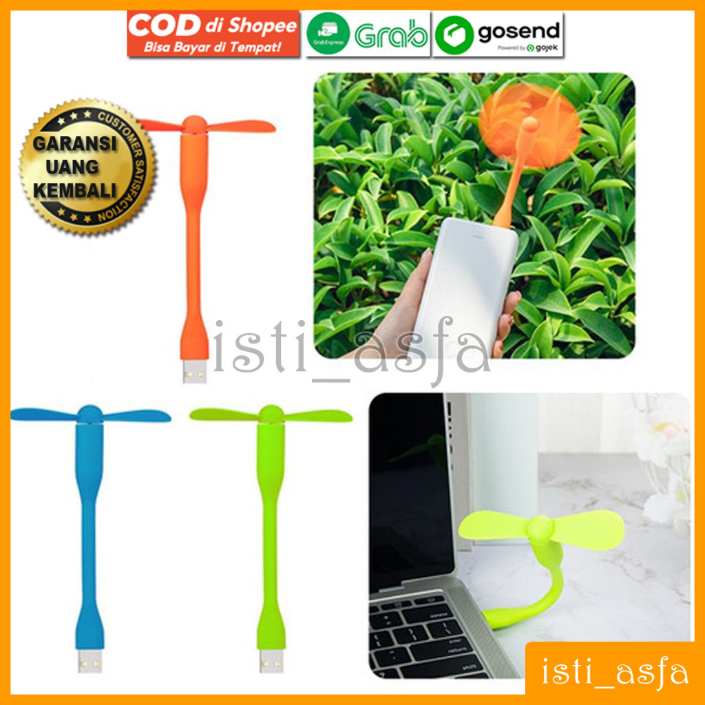 Kipas Angin Kecil USB Fleksibel Mini Watt Rendah Hemat Listrik Fan Sederhana Untuk Bayi Di Rumah Lap