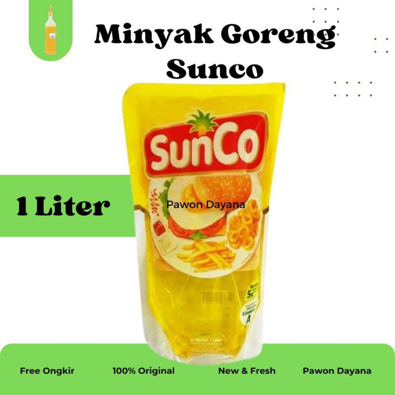Sunco Minyak Goreng 1 Liter / Sunco Minyak Goreng 2 Liter