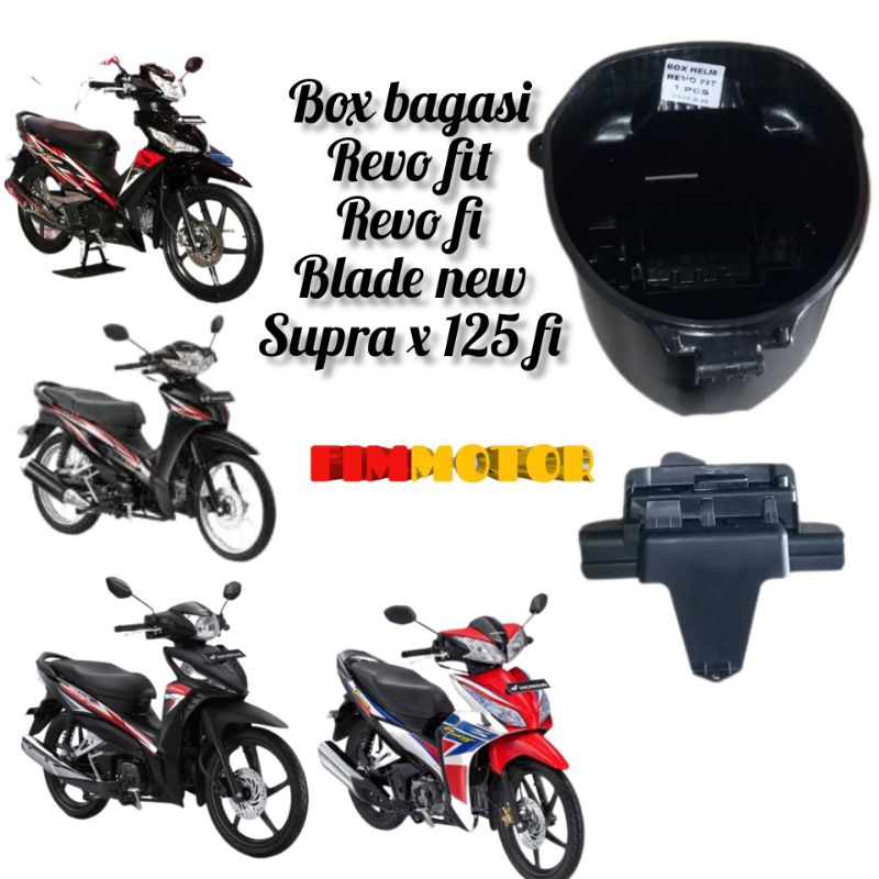 Box Bagasi Revo Fi Injeksi Revo Fit Karbu Blade New Supra X 125 FI
