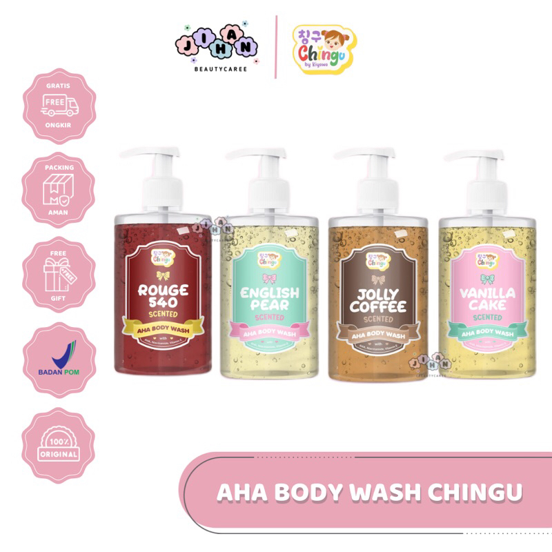 [READY] BPOM✅ AHA BODYWASH CHINGU BY KIYOWO/SABUN BADAN CAIR 250ml