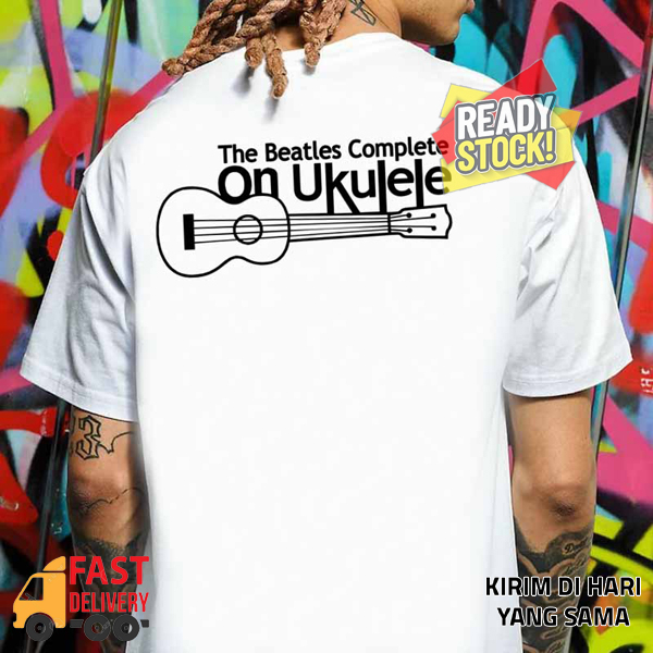 The Beatles Complete On Ukulele Tshirt Casual 100% Cotton