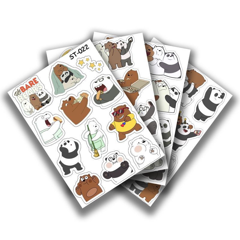 

ST-022 Sticker We Bare Bear Anti Air