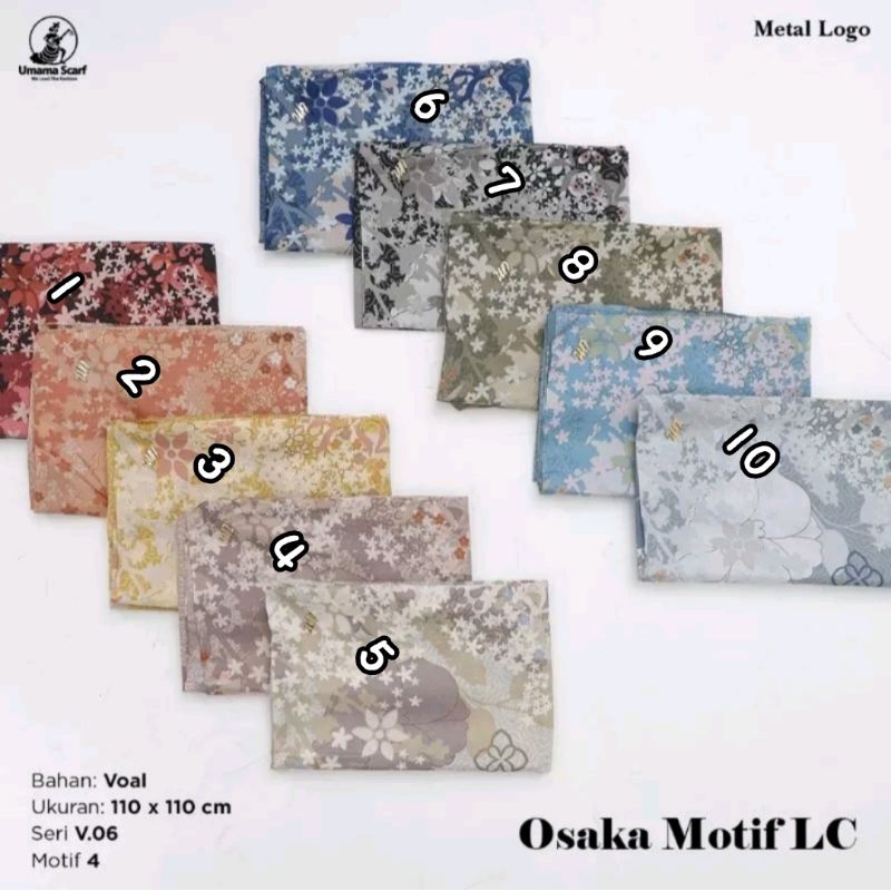 jilbab Osaka motif Icon V.3 motif 5 by Umama Scarf