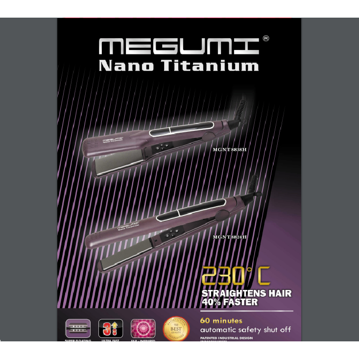 Megumi Nano Titanium Catok MGNT 8824H