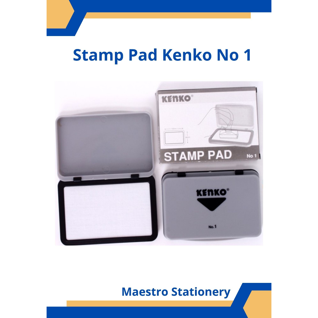 

Stamp Pad Kenko No 1 / Bak Stampel Bantalan Stampel Termurah Terlaris