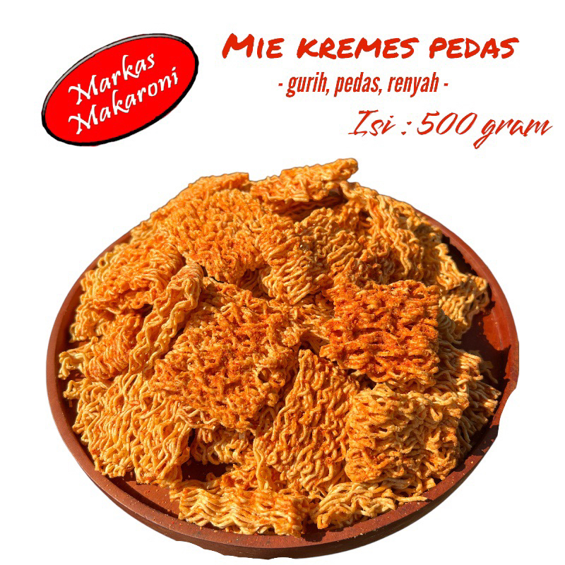 

Mie Kremes pedas 500 gram