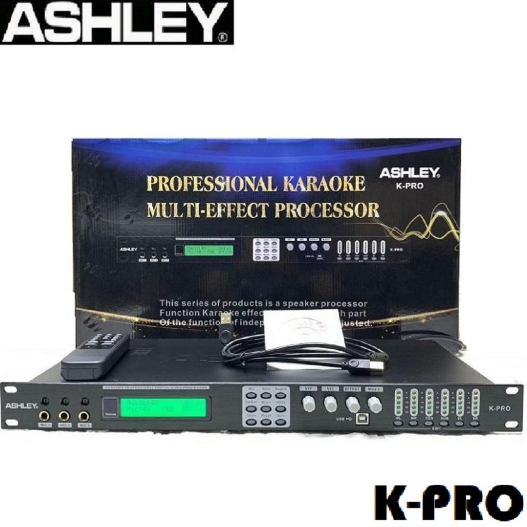 ASHLEY Management K PRO Processor Digital Karaoke Original Ashley KPRO