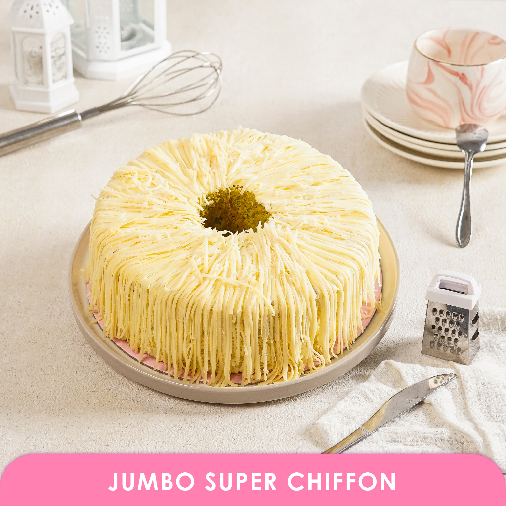 

C BAKES – Kue Bolu Sifon Jumbo | Super Chiffon Cake Diameter 20cm HALAL