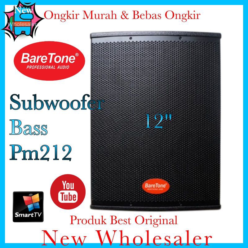 Subwoofer Bass Speaker Baretone Pm212 12 inch Original sound