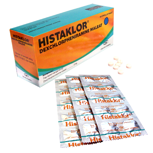 Histaklor Box 100's Tablet Ghf - Ctm / Obat Alergi