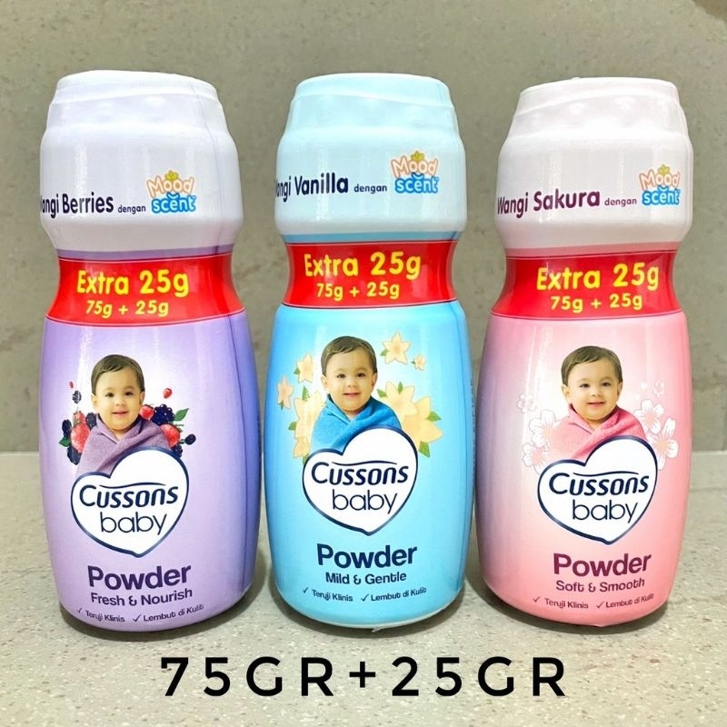 Cussons Baby Powder 75gr+25gr