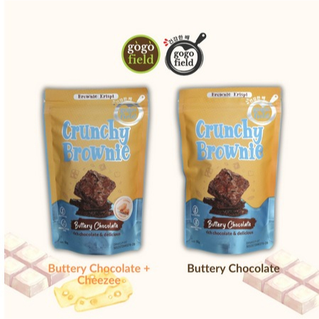 

Gogofield Crunchy Brownie Buttery Chocolate 50gr / Brownies Krispi