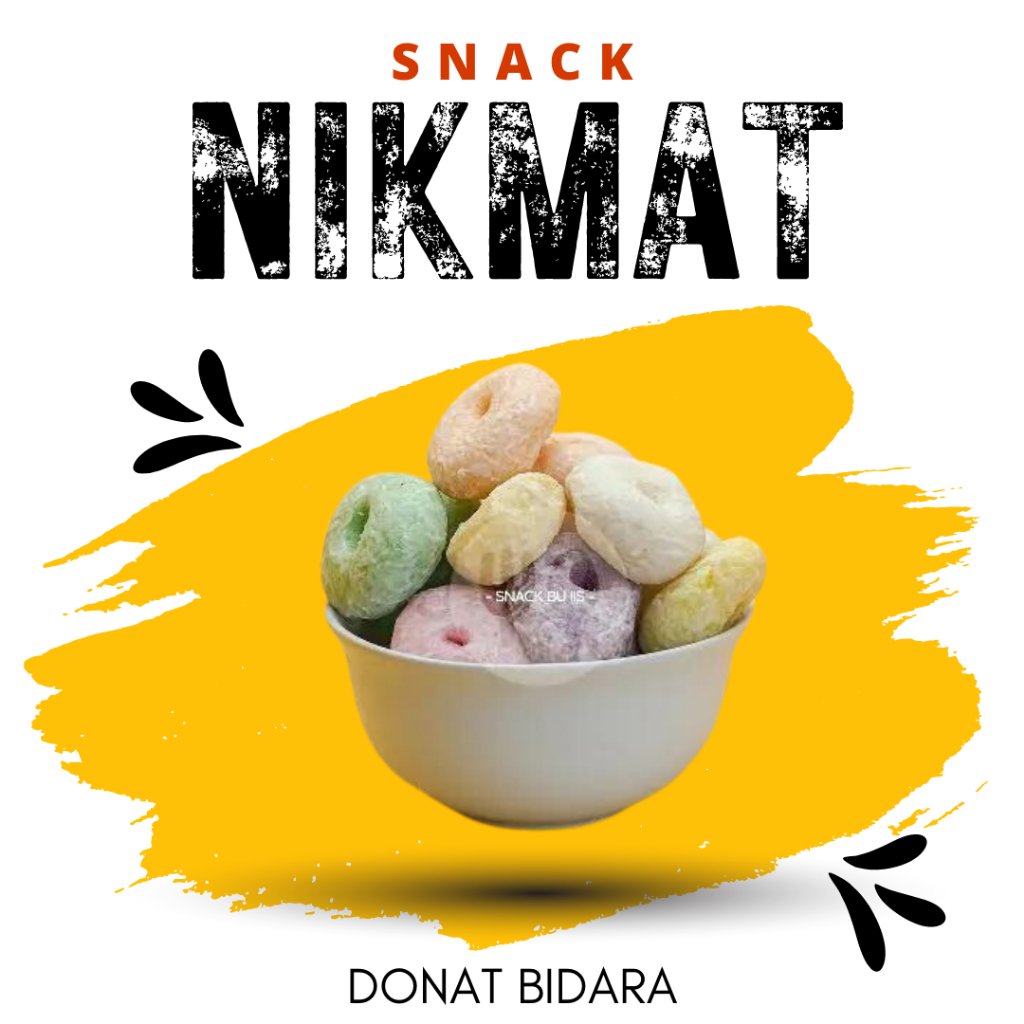 

[SNACK NIKMAT] Donat Bidara / Donat Kering / Snack Cemilan Makanan Ringan / Camilan Gurih Manis