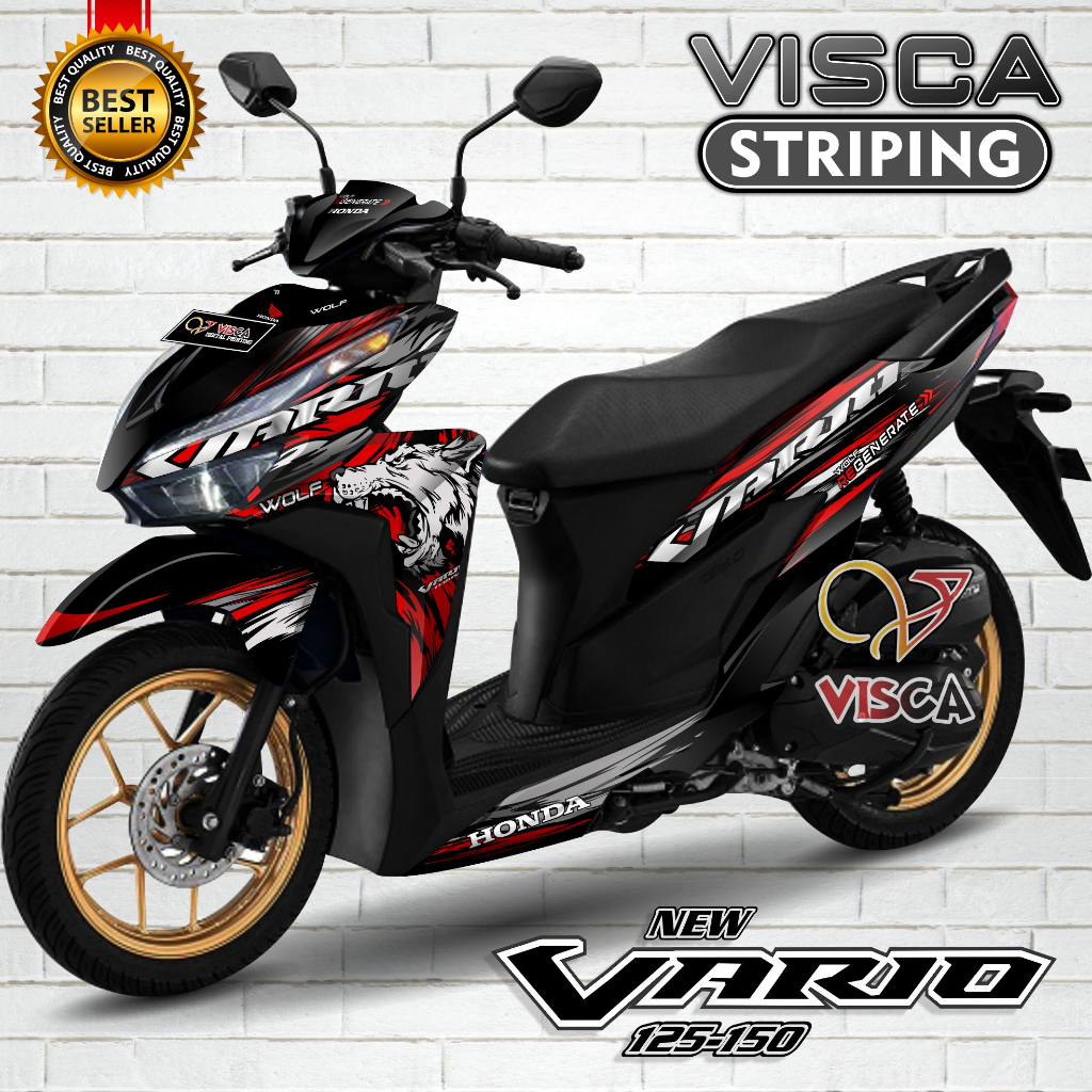 Decal Vario 125 150 New 2018 - 2020 Full Body Stiker Vario 125 150 New 2018 - 2020 Keren Striping Va