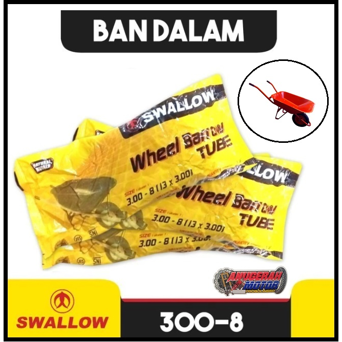 Ban dalam gerobak dorong arco dorong swallow 300-8 / 13 x 3.00