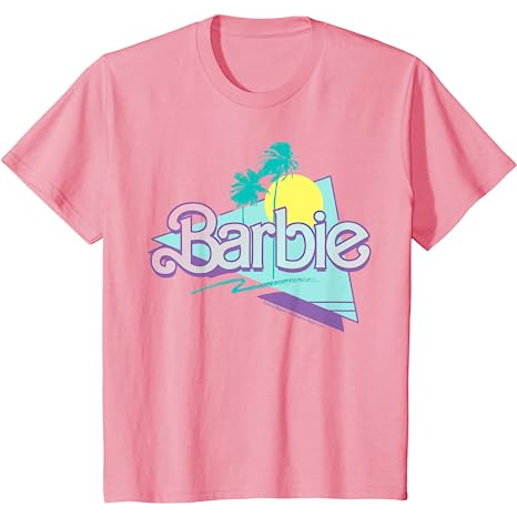 Baju anak Barbie 90'S Barbie Logo T-Shirt baju anak murah Fashion Bayi Fashion Boy Fashion Tshirt Ki
