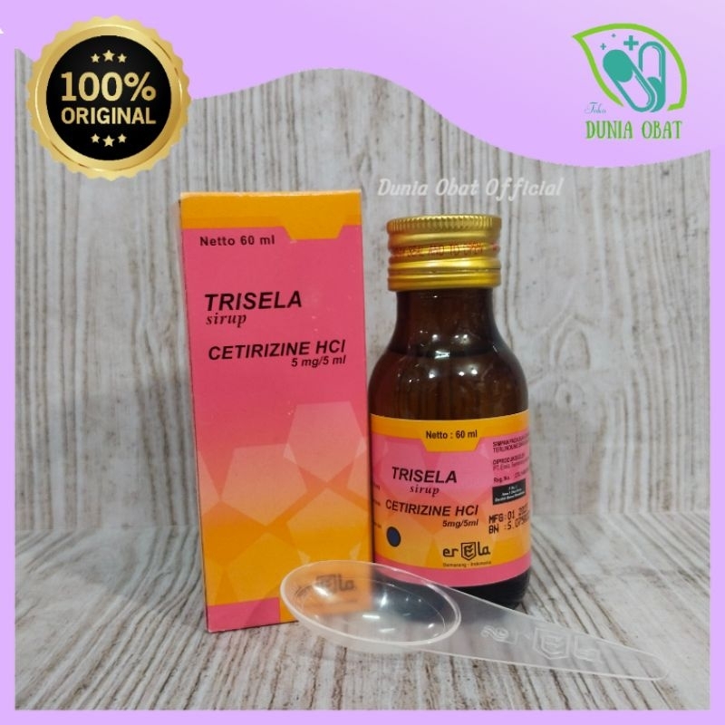 [60ml] Trisela syrup | alergi anak | gatal-gatal | biduran | cocok untuk anak & balita