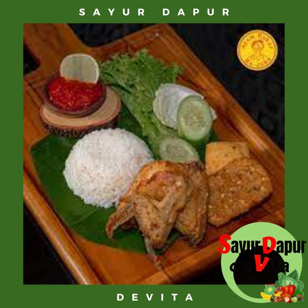 

Lalapan Ayam, Tahu, Tempe Pedas