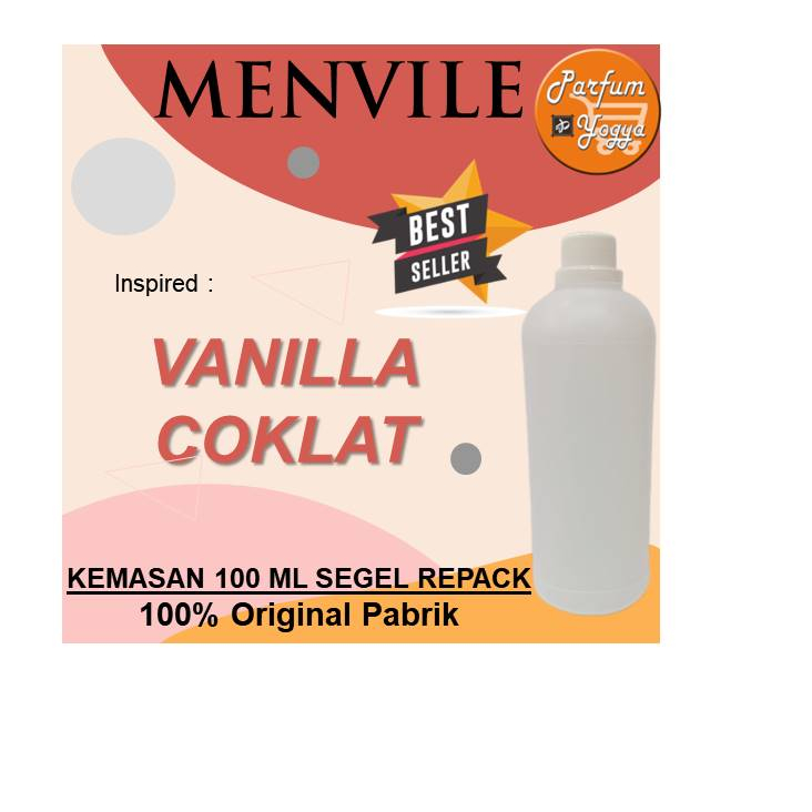 BIBIT PARFUM MURNI MENVILE VANILA COKLAT 100 ML | VANILLA COKLAT | BEST SELLER