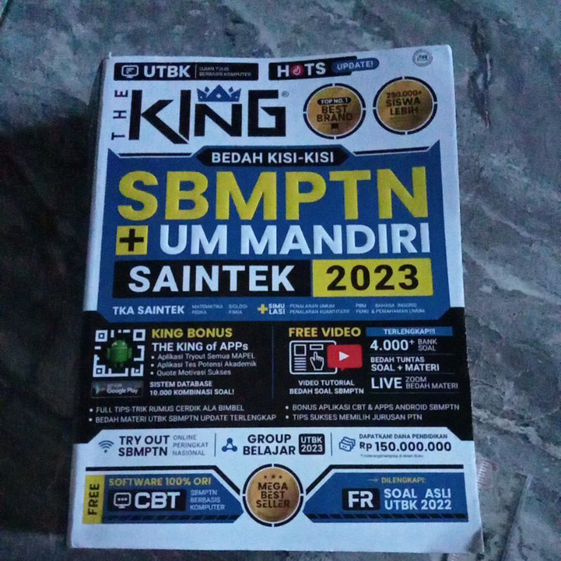 

THE KING BEDAH KISI-KISI SBMPTN UM MANDIRI SAINTEK 2023