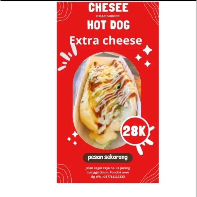

cheese hotdog
