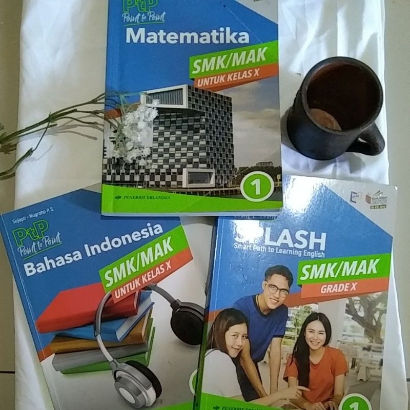 

BUKU PTP KELAS X (PENERBIT ERLANGGA) bahasa Indonesia Inggris matematika